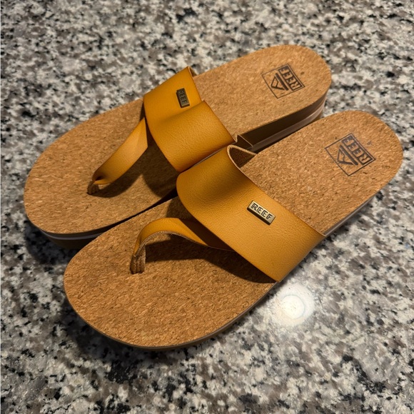 Reef Golden Sandals (Never Worn) - Picture 1 of 3